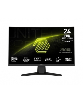 msi Monitor gamingowy MAG 244C 23,6 cala/LED/FHD/Curv/180Hz/Black
