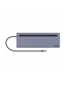 unitek HUB USB-C 11w1 USB-C, RJ45, PD 100W, 2x HDMI, VGA, SD, D1022B - nr 3