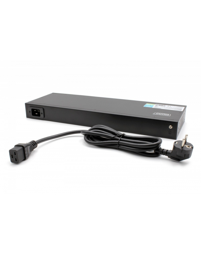digitus Listwa zasilająca SMART PDU 1U, gniazdo zasilające IEC320 C20 16A/250V, gniazda 8x C13, 16A główny