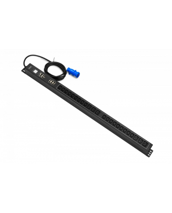 digitus Listwa zasilająca SMART PDU, wtyk IEC 60309 16A/250V, gniazda 18xC13 10A/250V, 6xC19 16A/250V, 16A