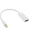 INLINE ADAPTER AV  DISPLAYPORT MINI - HDMI BIAŁY (17193K) - nr 1