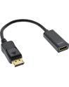 INLINE ADAPTER AV  DISPLAYPORT - HDMI CZARNY (17198C) - nr 2