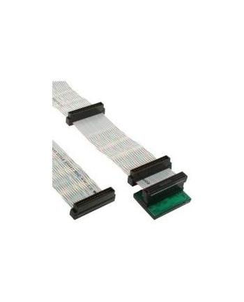 Inline 29953A Scsi U320 Kabel Płaski 68-Biegunowy 3 Uchwyty Do 2 Urządzeń Z Terminatorem