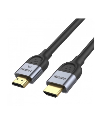 unitek Kabel HDMI 2.1 8K 60Hz 2m, czarny, C11086GY01-2M