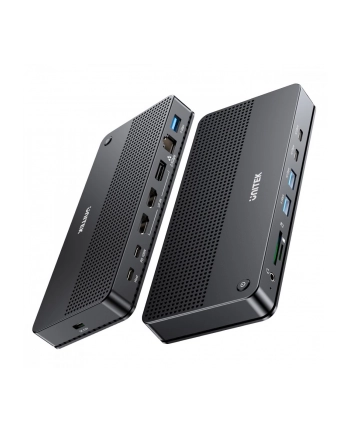 unitek Stacja dokująca 13w1 USB-C, HDMI 2.1,DP 2.0,RJ45,10GBPs,D1104A01
