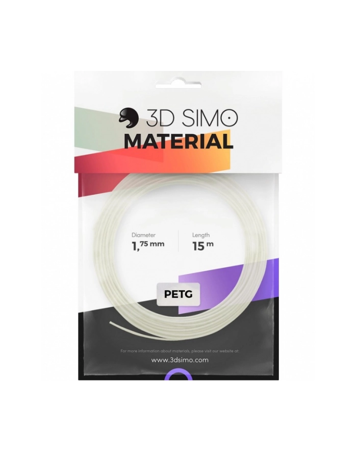 3DSIMO FILAMENT PETG/PLA - BIAŁY 15M ODBIERZ W PUNKTACH W CAŁEJ POLSCE! główny