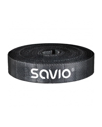 savio Organizer na kable, taśma, rzep, 14mm szerokości, 3m OC-05