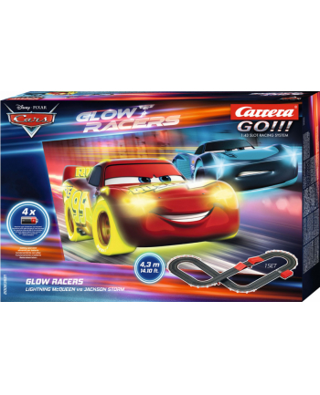 Carrera Go 20063521 Disney Pixar Cars Glow Racers 4,3M