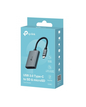 tp-link Adapter USB Type-C to SD ' microSD 3.0                   SPEC: 1 × USB-C Connector,1 × SD + 1 × microSD(TF) up to 200MBps Port         FEATURE nr 2