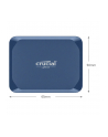 crucial Dysk zewnętrzny SSD X10 1TB USB-C 2100MB/s - nr 3