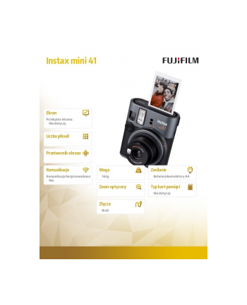 fujifilm Aparat Instax mini 41 czarny