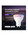 tp-link Żarówka punktowa wielokolorowa Smart Wi-Fi SPEC: 2.4 GHz, IEEE 802.11b/g/n, GU10 Base, 220-240 V, 50/60 Hz, 350 lm, 3.7 W, 2200-6500K - nr 12