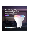 tp-link Żarówka punktowa wielokolorowa Smart Wi-Fi SPEC: 2.4 GHz, IEEE 802.11b/g/n, GU10 Base, 220-240 V, 50/60 Hz, 350 lm, 3.7 W, 2200-6500K - nr 1
