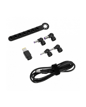 targus Zestaw akcesoriów Legacy Power 90 W (kabel DC do końcówki + 5 końcówek + drążek do przechowywania) - 1,8 m nr 2