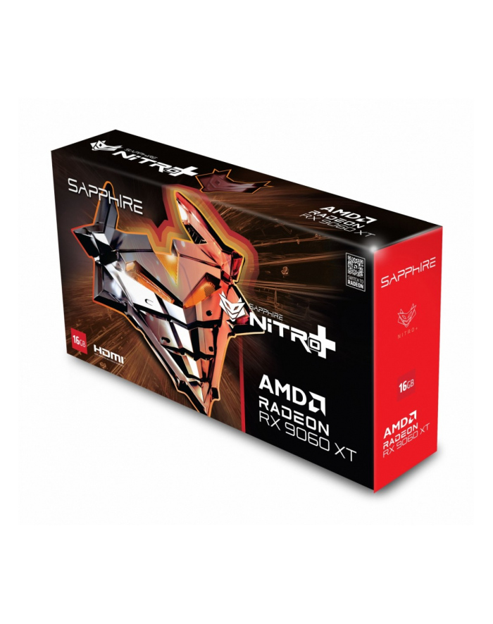 sapphire technology Karta graficzna Radeon RX 9060 XT NITRO+ 16GB GDDR6 128bit DP/2HDMI główny