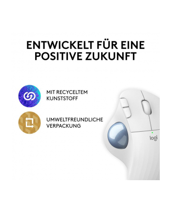 logitech Mysz Ergo M575S Wireless Trackball Białawy nr 2