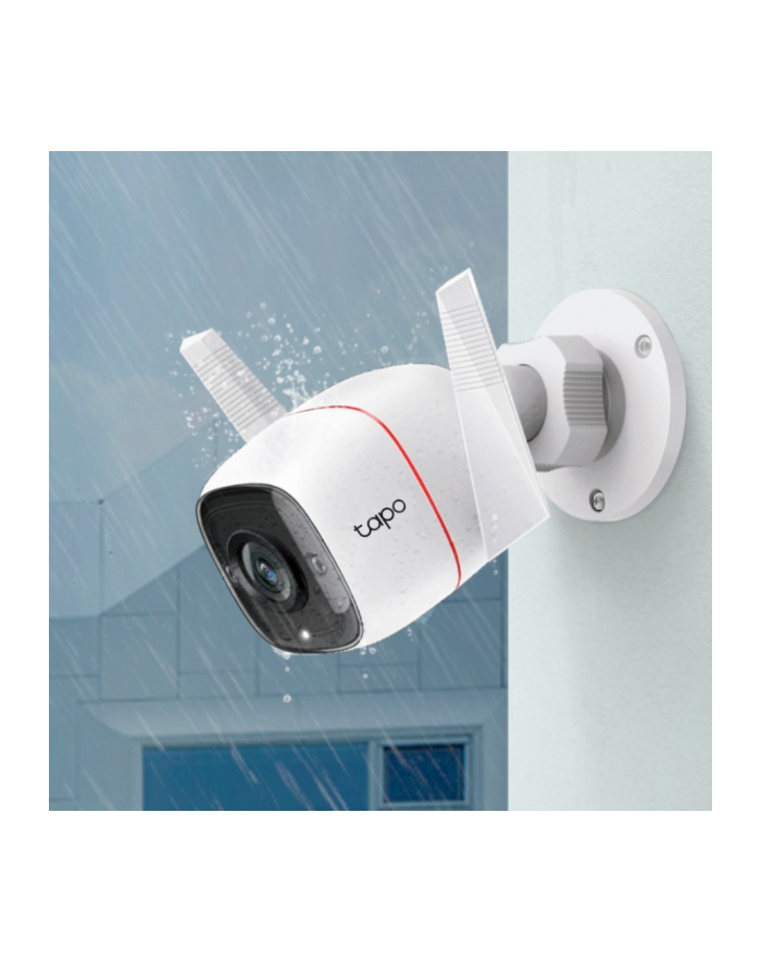 tp-link Kamera Outdoor Security Wi-Fi                          SPEC: 2K (2304x1296), 2.4 GHz, 2T2R, 2 × External Antennas, 1 × Ethernet Port FEATURE główny