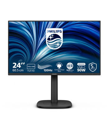 philips Monitor 24B2U3301 23.8 cala IPS 120Hz HDMI DP RJ45 USB-C Pivot Głośniki