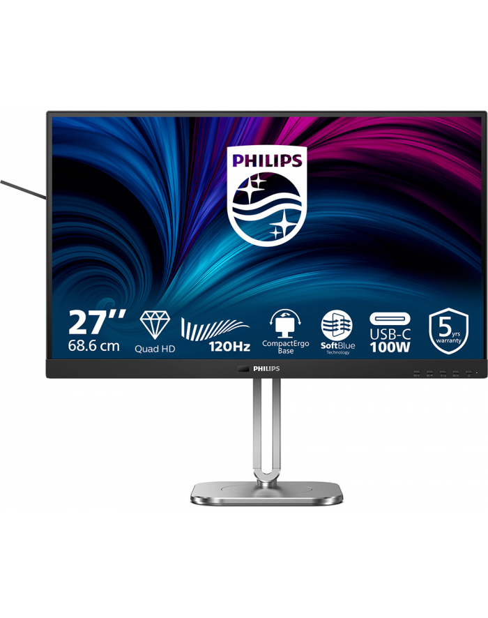 philips Monitor 27B2U4601 27 '' IPS 120Hz HDMI DP RJ45 USB-C Pivot Głośniki główny