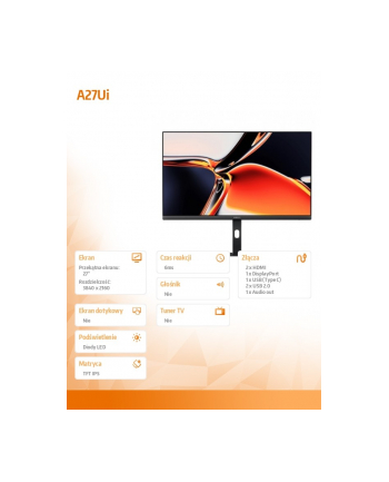 xiaomi Monitor 4K A27Ui EU nr 1