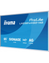 iiyama Monitor 65 '' LH6581UHSG-1AG 24/7,VA,ANDROID 14,4K, 2x10W, WiFi,    UCHWYT ŚCIENNY, 2xHDMI, USB-C, RJ45, IR, 2xUSB, WHITE - nr 37