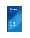iiyama Monitor 75 '' LH7575UHS-B2AG,24/7,IPS,ANDROID.11,4K,  WiFi,         iiSignage2, FailOver, EShare, 24/7, full daisy chain - nr 28
