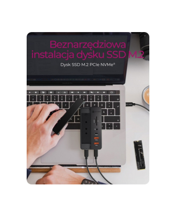 icybox Slot na NVMe SSD  IB-DK4072-CU31 10w1