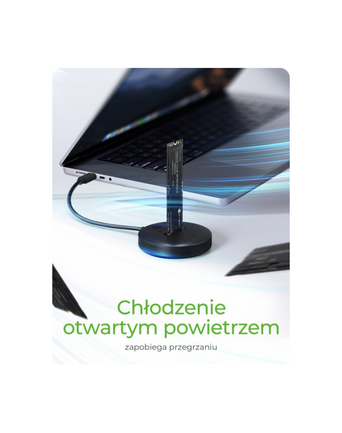 icybox Stacja dokująca dla NVMe+SATA SSD IB-1610MCD-C31 główny