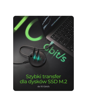 icybox Stacja klonująca+dockująca dla 2xNVMe M.2SSD IB-1612MCL-C31