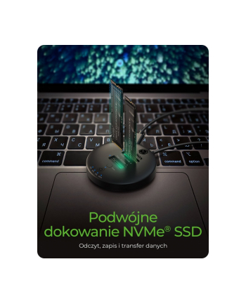 icybox Stacja klonująca+dockująca dla 2xNVMe M.2SSD IB-1612MCL-C31