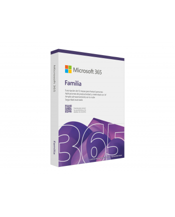 Microsoft 365 Family 1Y 6U Win/Mac 32/64bit AllLng DwnLd EuroZone EP2-36894 (zastępuje P/N 6GQ-00092) nr 1