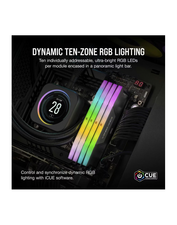 corsair Pamięć DDR5 Vengeance RGB 48GB/6400 (2x48GB) CL36 główny