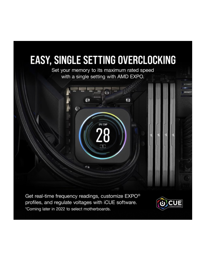 corsair Pamięć DDR5 Vengeance 96GB/6000 (2*48GB) CL30 AMD EXPO ' Intel XMP główny