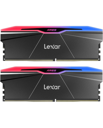 lexar Pamięć DDR5 ARES RGB 64GB(2*32GB)/6400 CL32 czarna nr 1