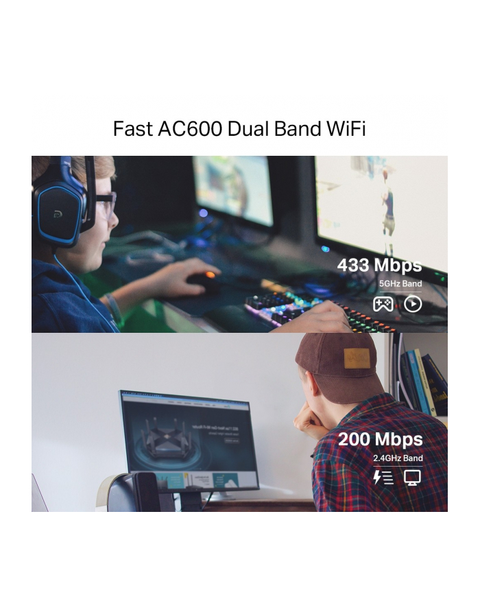 tp-link Karta sieciowa Archer T2E AC600 Dual Band Wi-Fi PCI Express główny