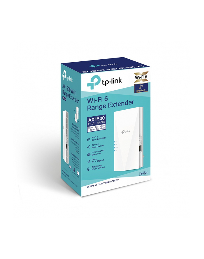 tp-link Wzmacniacz zasięgu AX1500 Wi-Fi 6 Range Extender główny