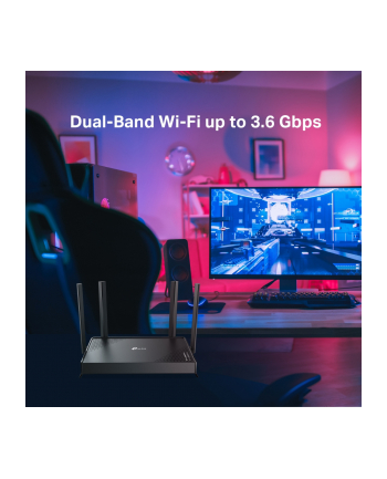 tp-link Router  BE3600 DualBand Wi-Fi 7                         SPEED: 688 Mbps at 2.4 GHz + 2882 Mbps at 5 GHz                               SPEC: 4 nr 1
