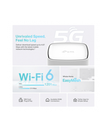 tp-link Router 5G AX1800 WiLessDual Band Gigabit                Build-In 5G Modem nr 2