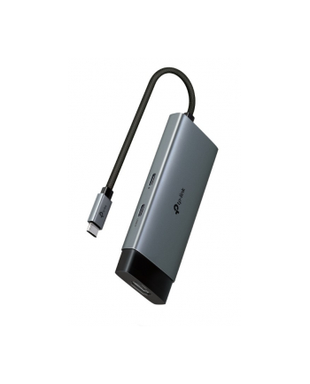 tp-link Hub USB Type-C  5-Port                                   SPEC: 1 × USB-C Connector,1 × HDMI 4K 60Hz Port,1 × USB-C PD 100W Port,2 × USBFEATURE nr 1