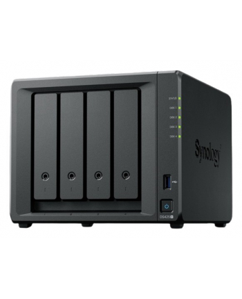 synology Serwer NAS DS425+ 4x0HDD J4125 2GB DDR4 1x1GbE 1x2,5GbE 3Y