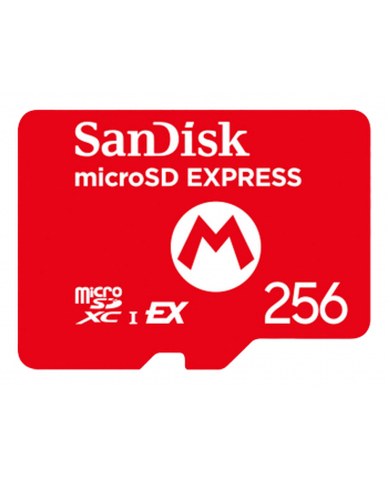 Nintendo Karta pamięci Switch 2 microSD Express card 256 GB Sandisk Czerwony