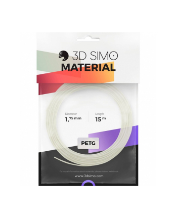 3DSIMO FILAMENT PETG/PLA - BIAŁY 15M ODBIERZ W PUNKTACH W CAŁEJ POLSCE!