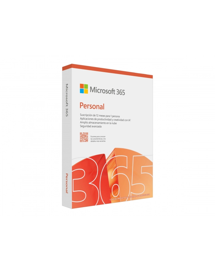 Microsoft 365 Personal 1Y 1U Win/Mac 32/64bit AllLng DwnLd EuroZone EP2-32306 (zastępuje P/N QQ2-00012) główny