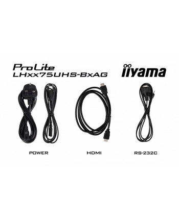 iiyama Monitor 55 '' LH5575UHS-B2AG,24/7,IPS,ANDROID.11,4K,  WiFi,         iiSignage2, FailOver, EShare, 24/7, full daisy chain