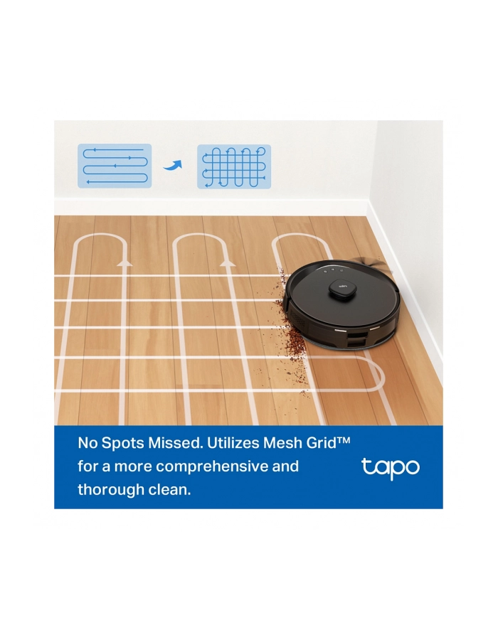 tp-link Robot odkurzający i mopujący + Automatycznie opróżniająca stacja dokująca LiDAR + IMU Dual Navigation, Vacuum ' Mop 2-in-1, 5300Pa, 3L Auto-Empty Dock główny