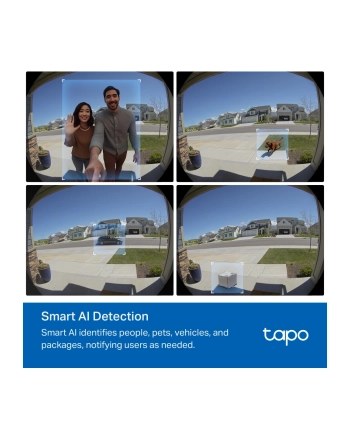 tp-link Wideodzwonek                                   1 × Tapo D235, 1 × Tapo D100C       2K 5MP
