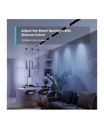 tp-link Żarówka punktowa wielokolorowa Smart Wi-Fi SPEC: 2.4 GHz, IEEE 802.11b/g/n, GU10 Base, 220-240 V, 50/60 Hz, 350 lm, 3.7 W, 2200-6500K