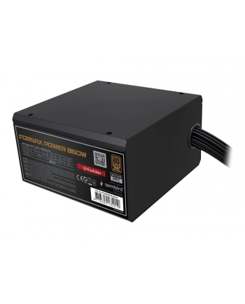 gembird Zasilacz komputerowy Fornax Power 850W 80+Bronze aktywny PFC 120mm wentylator