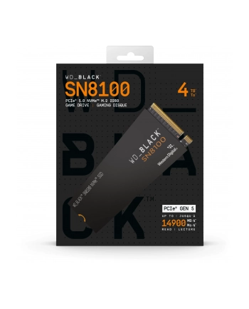 western digital WD Black 4TB SN8100 PCIe 5.0x4 NVMe M.2 SSD