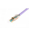 Wtyk RJ45 (8P8C) przelotowy, kat.6, nieekranowany, AWG 26-24, opakowanie 100 szt. - nr 9